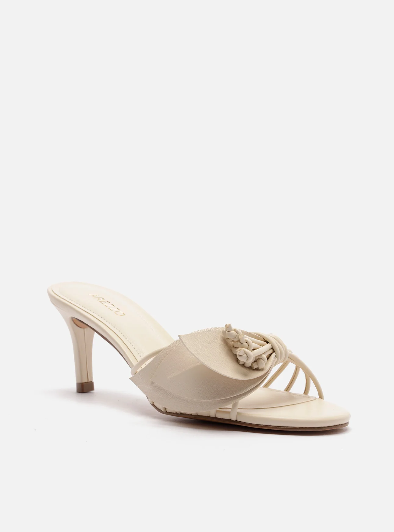 Viola Mid Stiletto Mule Nappa Leather Sandal - Image 2