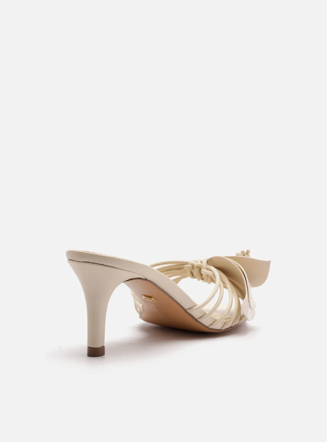 Viola Mid Stiletto Mule Nappa Leather Sandal - Image 4