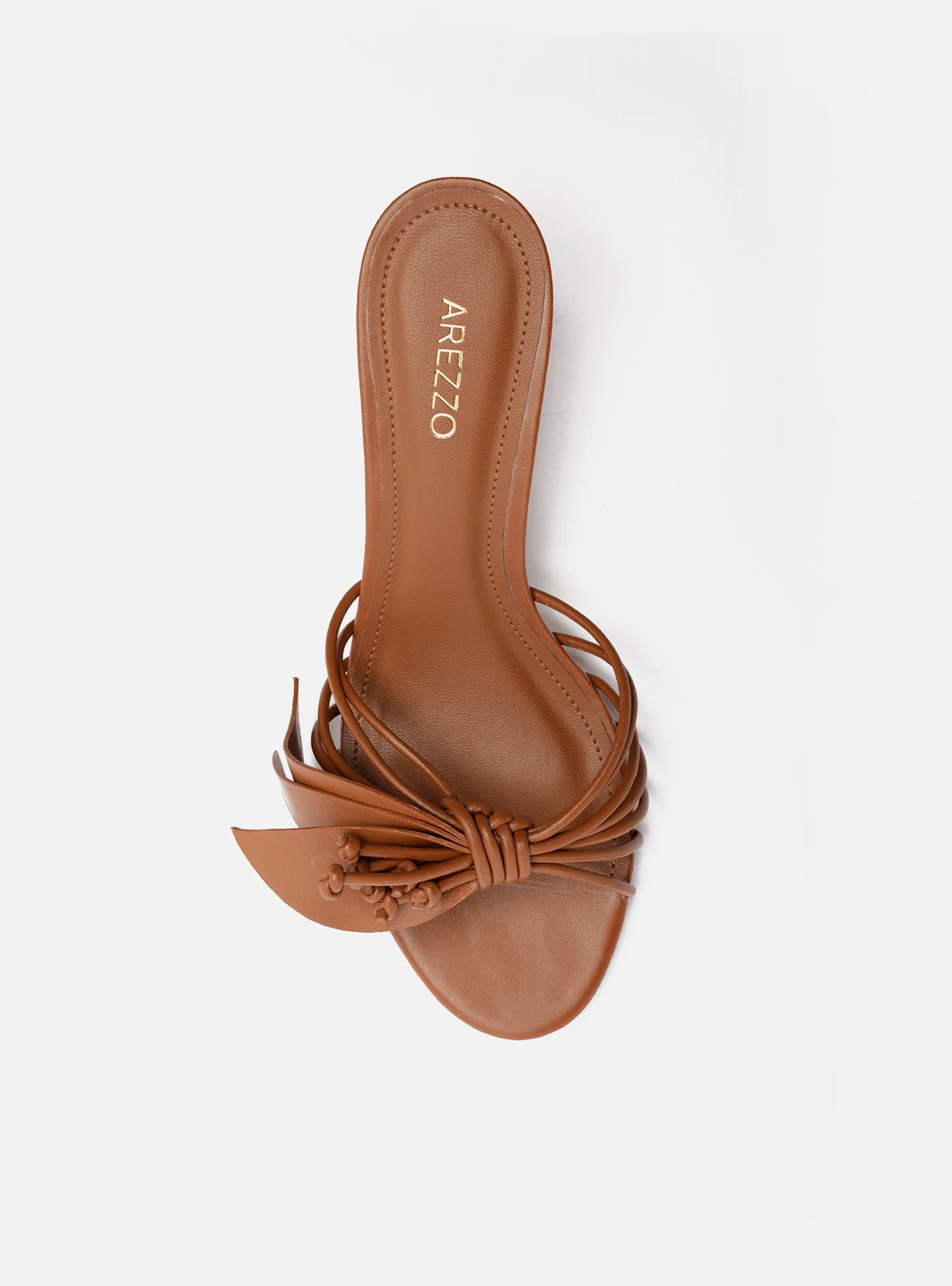 Viola Mid Stiletto Mule Nappa Leather Sandal - Image 3